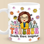 Custom Name Teacher Gifts for Women - Personalized Mugs