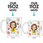 Custom Name Little Reasons Teacher Gifts - Personalized Mugs