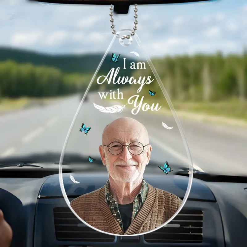 Custom Photo Memorial Gifts - Personalized Car Ornament