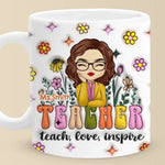 Custom Name Teacher Gifts for Women - Personalized Mugs