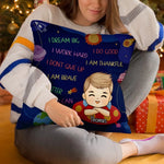 Custom Name Space Astronaut Gifts for Kids - Personalized Pillow
