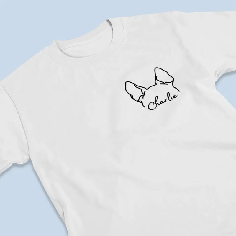 Custom Name Dog Lover Gifts - Personalized Apparel Back And Front Printed