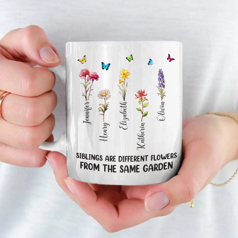 Custom Name Sibling Gifts - Personalized Mugs