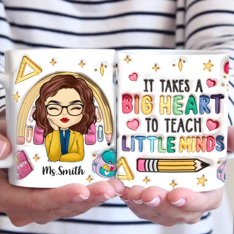 Custom Name Teacher Gifts - Personalized Mugs
