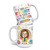 It Takes A Big Heart To Teach Little Minds - Teacher Personalized Custom 3D Inflated Effect Printed Mug - Gift For Teacher