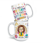 Custom Name Teacher Gifts - Personalized Mugs