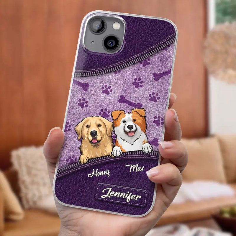 Custom Pet Name Dog Lover Gifts - Personalized Phone Case