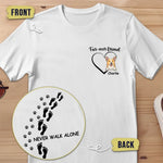 Custom Name Pet Lover Gifts - Personalized Apparel Back And Front Printed