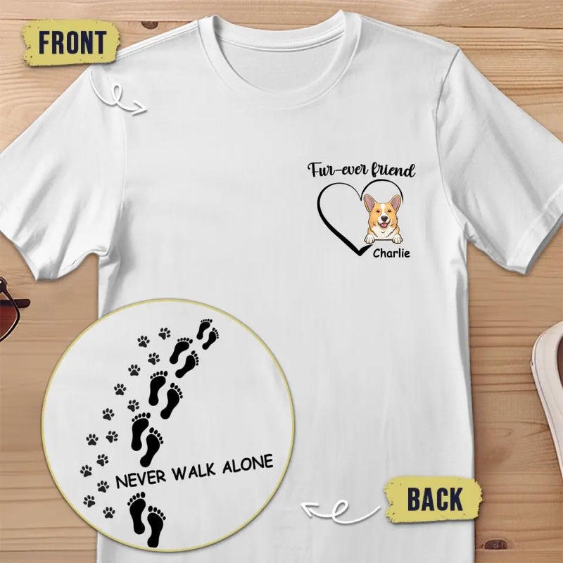 Custom Name Pet Lover Gifts - Personalized Apparel Back And Front Printed