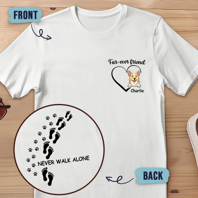 Custom Name Pet Lover Gifts - Personalized Apparel Back And Front Printed