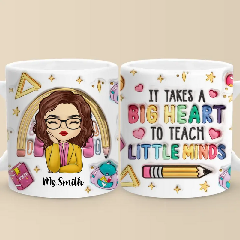Custom Name Teacher Gifts - Personalized Mugs