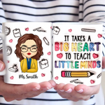 Custom Name Teacher Gifts - Personalized Mugs