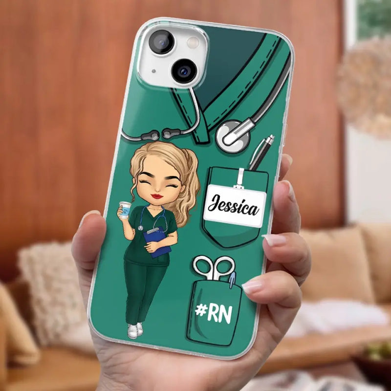Custom Name Nurse Gifts for Women - Personalized Phone Case