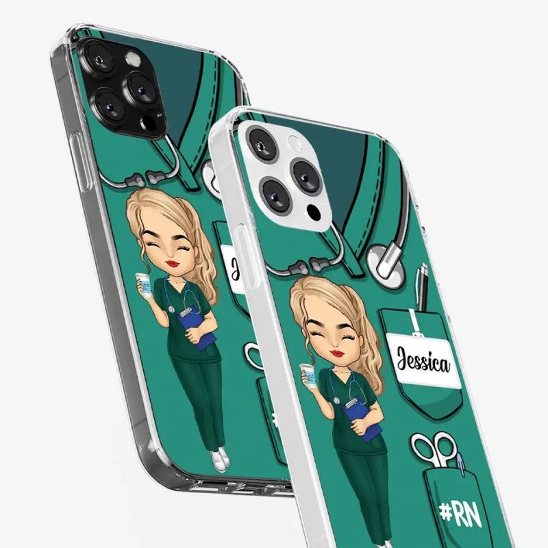Custom Name Nurse Gifts for Women - Personalized Phone Case