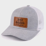 Funny Dad in the Streets Daddy in the Sheets Gift - Leather Patch Hat