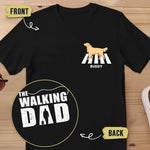 The Walking Mom Dog Lover Gift - Apparel Back And Front Printed