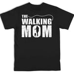 The Walking Mom Dog Lover Gift - Apparel Back And Front Printed
