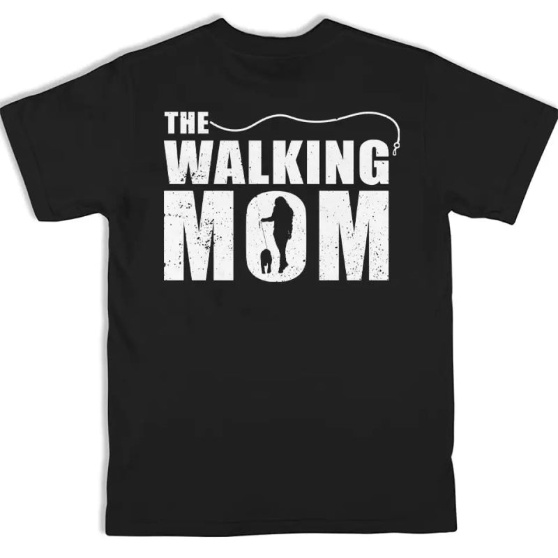 The Walking Dad - Dog Personalized Custom Back And Front Printed Unisex T-shirt - Gift For Pet Owners, Pet Lovers