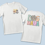Custom Name Dog Mama Gifts for Women - Personalized Apparel Back And Front Printed