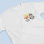 Custom Name Dog Mama Gifts for Women - Personalized Apparel Back And Front Printed