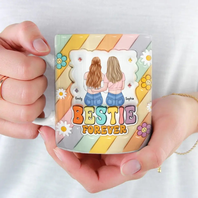 Custom Name Best Friend Gifts for Women - Personalized Mugs