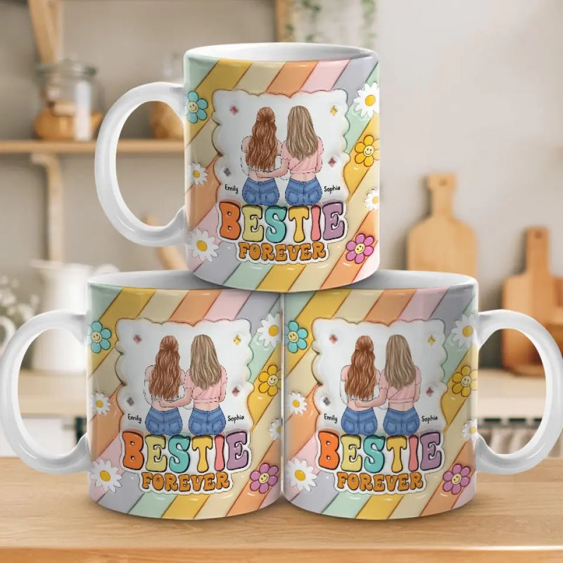 Custom Name Best Friend Gifts for Women - Personalized Mugs