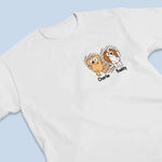 Custom Name Dog Mom Gifts for Women - Personalized Apparel Back And Front Printed