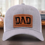 Dad The Man The Myth The Legend Gifts for Fathers - Leather Patch Hat