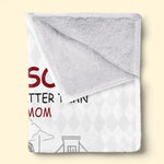 Custom Name Mom to Son Gifts for Mothers - Personalized Blanket
