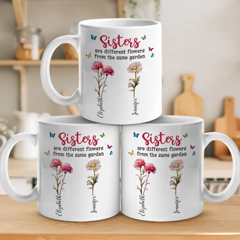 Custom Name Sibling Family Gifts - Personalized Mugs