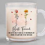 Custom Name Best Friend Gifts - Personalized Glass Mug