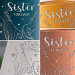 Custom Name Sister Gifts for Sisters - Personalized Pottery Mug