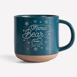 Custom Name Mama Bear Family Gifts for Mom - Personalized Pottery Mug