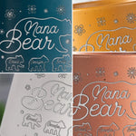 Custom Name Mama Bear Family Gifts for Mom - Personalized Pottery Mug