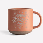 Custom Name Mama Bear Family Gifts for Mom - Personalized Pottery Mug