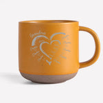 Custom Name Family Heart Gifts - Personalized Pottery Mug
