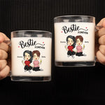 Custom Name Bestie Gifts for Friends - Personalized Glass Mug