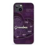 Custom Name Grandma Gifts for Grandmothers - Personalized Phone Case