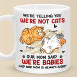 Custom Name Funny Cat Mom Gifts - Personalized Mugs