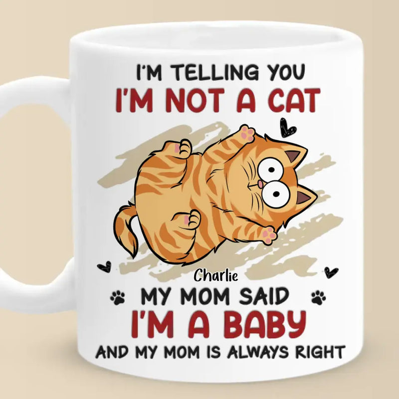 Custom Name Funny Cat Mom Gifts - Personalized Mugs