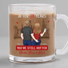 You're Still Hotter Than This Coffee - Couple Personalized Custom Glass Mug - Gift For Husband Wife, Anniversary