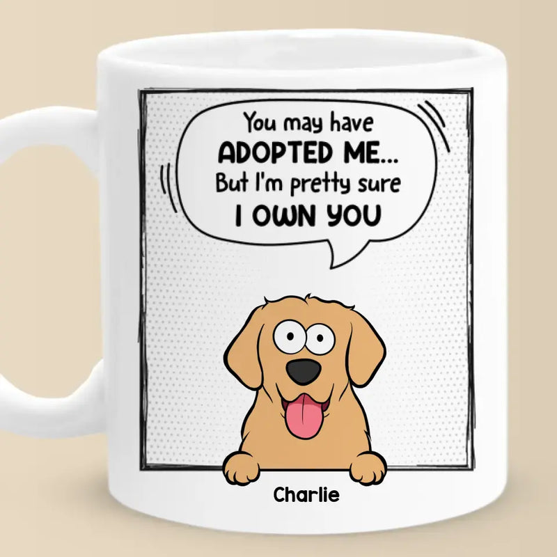 Custom Pet Name Adoption Gifts for Dog and Cat Lovers - Personalized Mugs