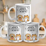 Custom Pet Name Adoption Gifts for Dog and Cat Lovers - Personalized Mugs