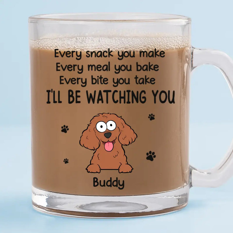 Custom Name Dog Lover Gifts - Personalized Glass Mug