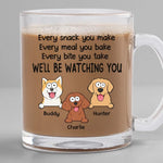Custom Name Dog Lover Gifts - Personalized Glass Mug