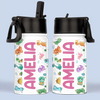 Back To School - Personalized Custom Kid Water Bottle - Back To School Gift For Kid, Grandkid