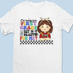 Custom Name First Grade Gifts for Kids - Personalized Apparel