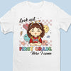 Look Out! Third Grade Here I Come - Personalized Custom Kid T-shirt - Back To School Gift For Kid