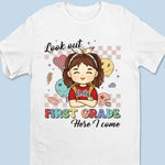 Custom Name First Grade Gifts for Girls - Personalized Apparel