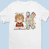 Hello School - Personalized Custom Kid T-shirt - Back To School Gift For Kid